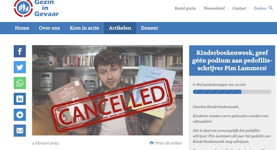 Dom tuig is trots op cancelcultuur