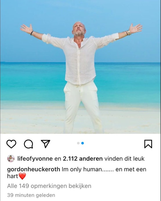 Hij is only human!