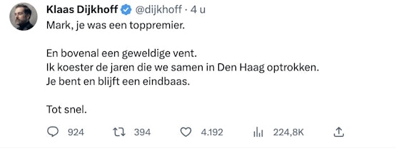 Klaas Dijkhoff: ⭐⭐
