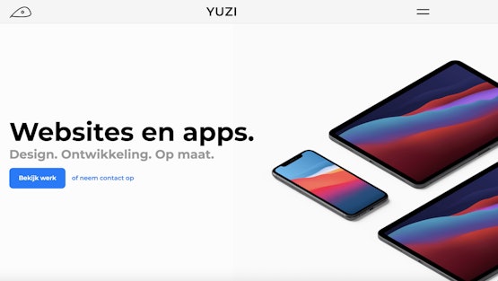 Laat uw eigen website/app bouwen met Yuzi en krijg 25% korting via GeenStijl!