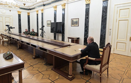 Putin met MinDef Shoigu, stafchef Gerasimov toen hij nukes op scherp liet zetten