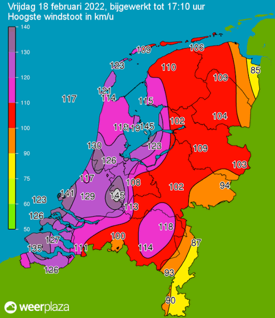 Update: 145 km/h op het IJsselmeer
