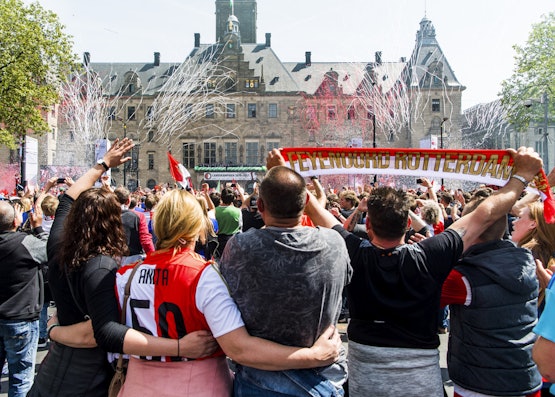 Feyenoord-supporter Anita staat pal achter Feyenoord