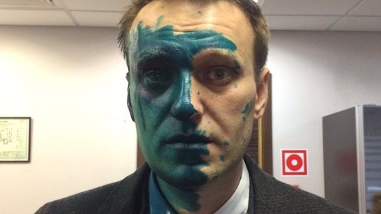 Weer eens een ander kleurtje! (Navalny, april 2017)