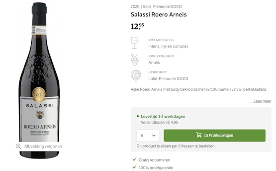 Deze NRC-wijn van € 12,95...