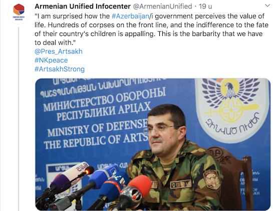 Aan zin in de toekomst vooralsnog geen gebrek bij president van Artsakh