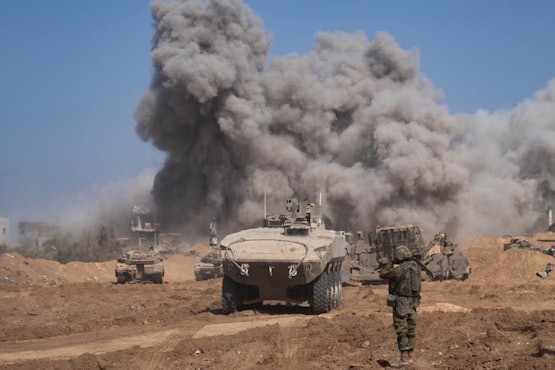 IDF's nieuwere Eitan APC in Gaza