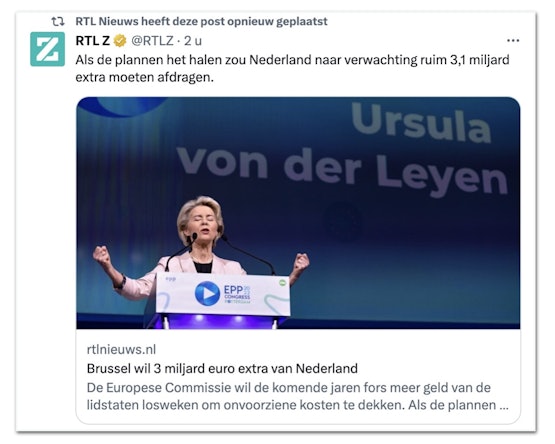 We schrikken enorm van zo'n populistisch-ophitsende beeldkeuze, RTL Nieuws