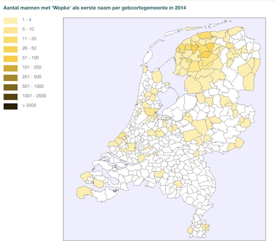 WopkeMap van Nederland