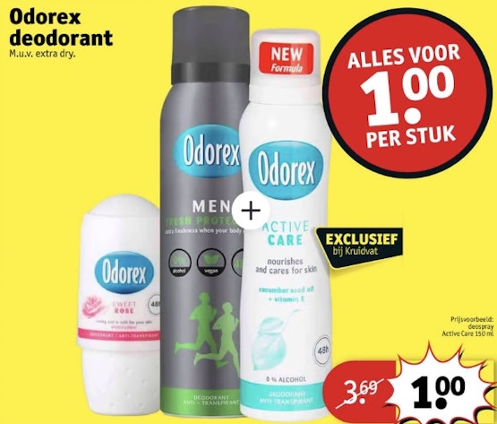 Odorex deodorant - € 1