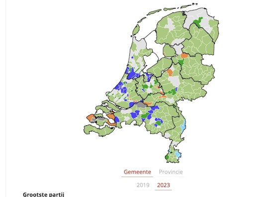 Nederland kleurt groen