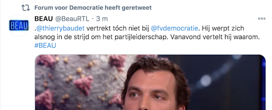 FvD-twitter is #TeamThierry