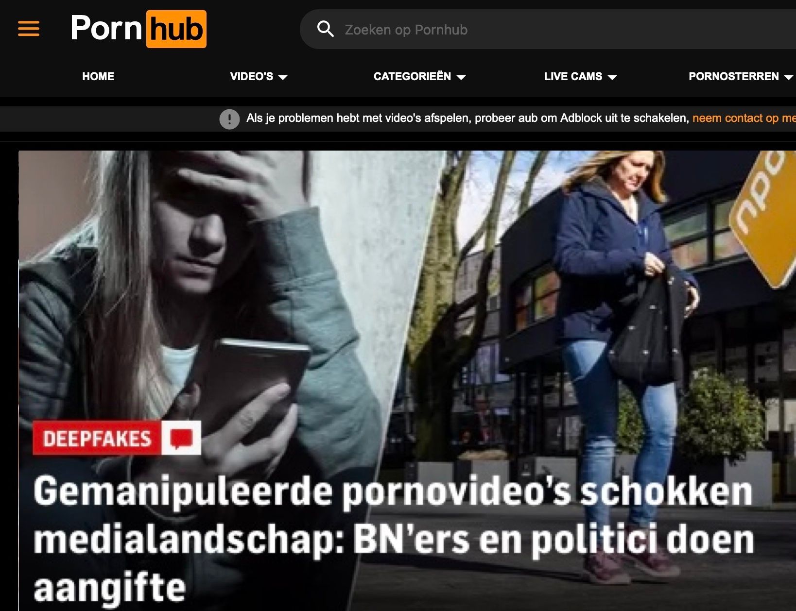 GeenStijl: AD Zet Deepfake-purno Met BN'ers In Etalage: O.a. Video's ...