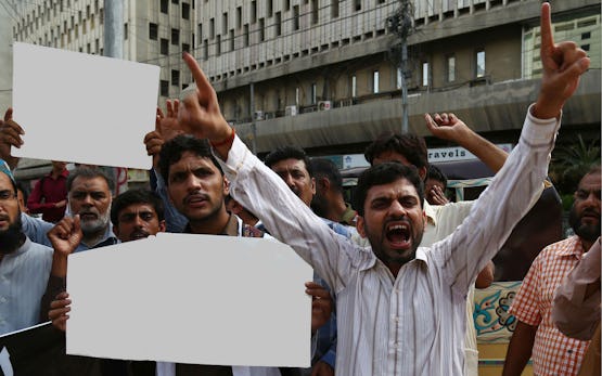 Maak uw eigen Pakistani Protest Photo!