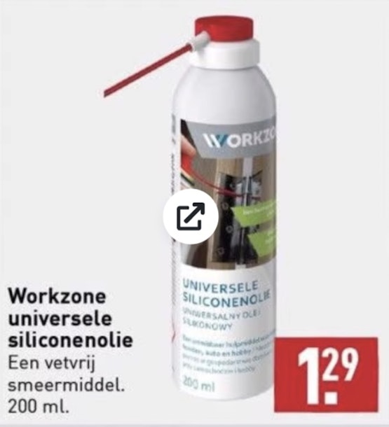 Workzone universele siliconenolie - € 1,29 