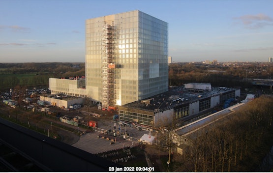 RIVM-bolwerk in aanbouw te Utrecht