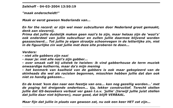 Klaas Dijkhoff versus de Kaalkopjes, maart 2004