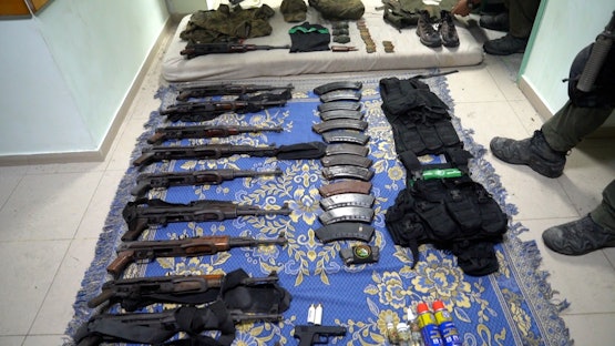 Foto's van Hamas-wapens in ziekenhuis