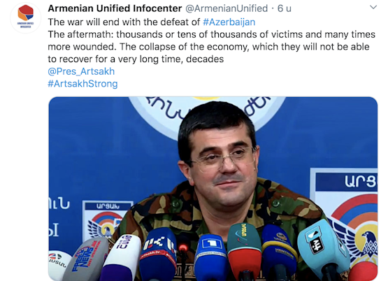 Aan zin in de toekomst vooralsnog geen gebrek bij president van Artsakh