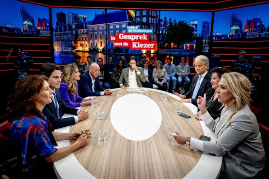 Het wordt een talkshowdebat. Let op: Wilders tegenover Yesilgöz