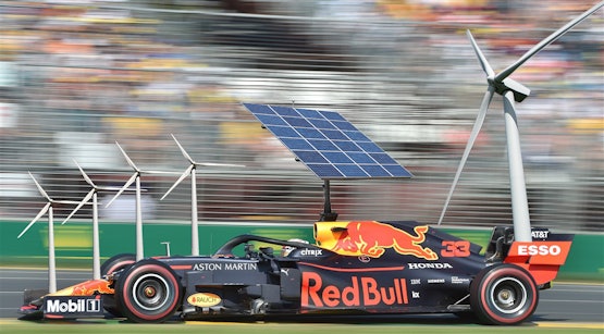 Verstappen - Aston Martin Bio-Dynamic Green Red Bull Solar Racing